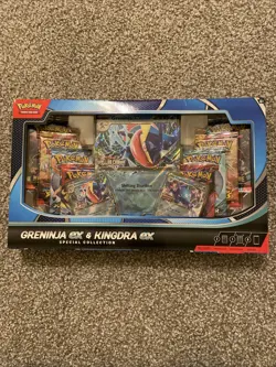 Pokemon Greninja EX and Kingdra EX Special Collection Box – Sealed – Brand New - Image 1