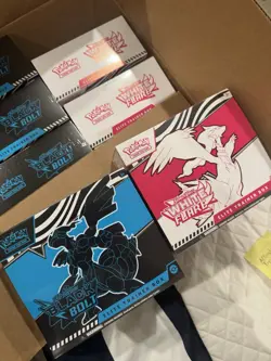 Pokemon Black Bolt & White Flare ETB Lot (One Box of Each) (2 ETB’s Total) - Image 1