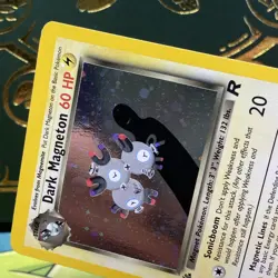 Pokemon 2000 Dark Magneton 11/82 Holo Rare 1st Edition Team Rocket LP - Image 3