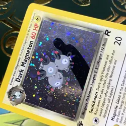 Pokemon 2000 Dark Magneton 11/82 Holo Rare 1st Edition Team Rocket LP - Image 4