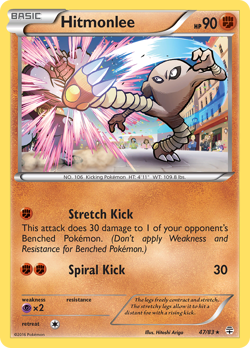 Hitmonlee 47/83 Rare | Generations | Pokemon Card - Image 1