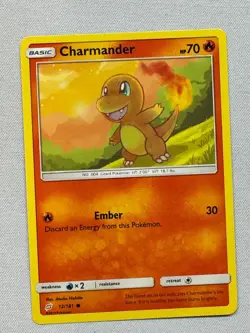 Charmander 12/181 Common Team Up Pokemon LP - Image 1
