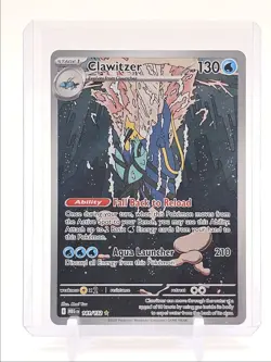 CLAWITZER 2025 POKEMON MEGA EVOLUTION ILLUSTRATION RARE 141/132 Q2714 - Image 1