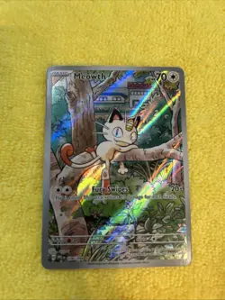 POKEMON MEOWTH PHANTASMAL FLAMES ILLUSTRATION RARE #106/094 HOLO ENG NM - Image 1