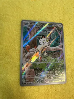 POKEMON MEOWTH PHANTASMAL FLAMES ILLUSTRATION RARE #106/094 HOLO ENG NM - Image 2