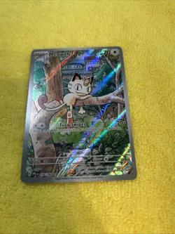 POKEMON MEOWTH PHANTASMAL FLAMES ILLUSTRATION RARE #106/094 HOLO ENG NM - Image 4