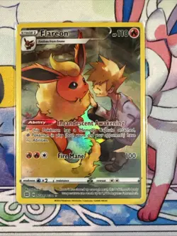 Flareon TG01/TG30 Brilliant Stars Full Art Holo Pokemon Card NM - Image 1