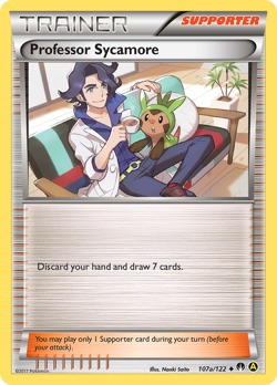 Professor Sycamore 107a/122 Uncommon | BREAKpoint | Pokemon Card - Image 1