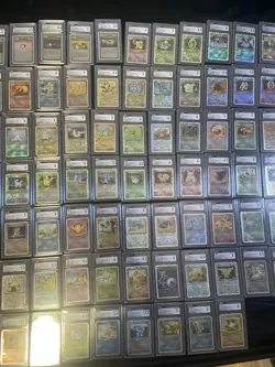 Pokemon Legendary Collection Reverse Holo Master Set Sequential CGC 110/110 - Image 4