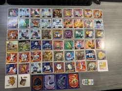 Pokemon Lot Of Carddass/Sealdass/Amada/Postcards/Stickers/Jumbo/Bombiux - Image 5