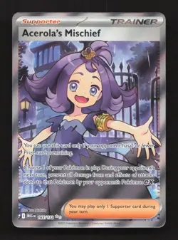 Acerola's Mischief 165/132 Ultra Rare Mega Evolution Pokemon Near Mint - Image 1
