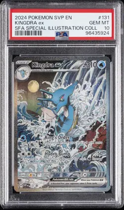 2024 POKEMON SVP PROMO SPECIAL ILLUSTRATION COLLECTION #131 KINGDRA EX PSA 10 - Image 1