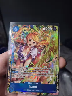 One Piece Nami OP11-054 A Fist of Divine Speed Alt Art - Image 1