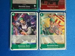Roronoa One Piece TCG ST21-015 Super Rare+OP12 Leader+OP07 Uncommon - ships PWE - Image 4