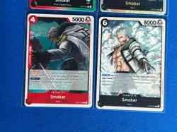 Smoker One Piece TCG 4-card lot ST06 Super Rare+OP10 Leader+more - ships PWE - Image 4