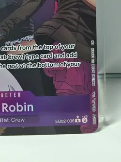 One Piece Nico Robin Alt Art R EB02-036 Anime 25th Collection - Near Mint - Image 3