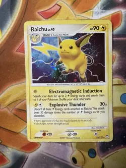 Pokemon Cards Raichu 15/123 Holo Rare Mysterious Treasures - (HP) - Image 1
