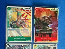 Roronoa Zoro One Piece TCG ST21-015 Super Rare+OP07/OP10 Uncommon+more - PWE - Image 3