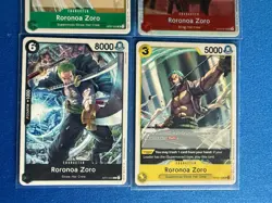 Roronoa Zoro One Piece TCG ST21-015 Super Rare+OP07/OP10 Uncommon+more - PWE - Image 4
