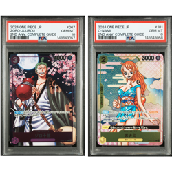 PSA 10 One Piece Zoro-Juurou OP05-067 O-nami OP06-101 JPN Set of 2 Sequential - Image 1