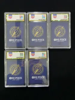 2025 One Piece TCG S-Chinese OP11-051 SR OP02-036 SR Sanji Lot*5 PGS 9.5 LU57 - Image 2
