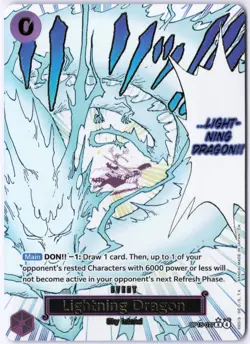 Lightning Dragon (Alternate Art) One Piece Adventure on Kami's Island OP15-EB04 - Image 1