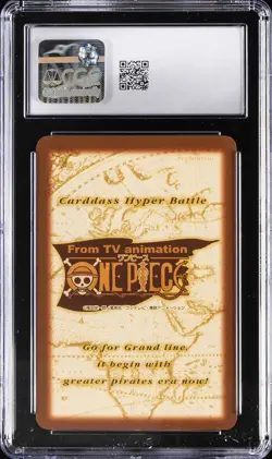2000 ONE PIECE CARDDASS HYPER BATTLE JAPANESE #S40 LUFFY'S PIRATE CREW CGC 8.5 - Image 2