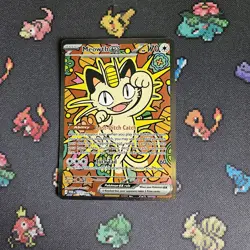 Meowth ex 121/088 Special Illustration Rare Perfect Order Pokemon TCG English - Image 1
