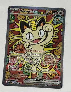 Meowth Ex 121/088 - Special Illustration Rare - Perfect Order - Pokemon TCG - Image 1