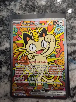 Meowth EX 121/088 Pokemon TCG Perfect Order Special Illustration Rare English - Image 3