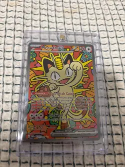 Meowth EX 121/088 Pokemon TCG Perfect Order Special Illustration Rare English - Image 1
