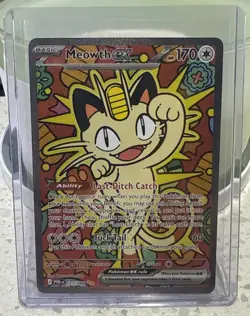 Meowth EX 121/088 Pokemon TCG Perfect Order Special Illustration Rare English - Image 1