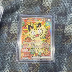 Pokemon TCG Meowth ex 121/088 Special Illustration Rare Perfect Order Prerelease - Image 1