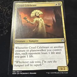 MTG Cruel Celebrant - War of the Spark #188 - Image 1