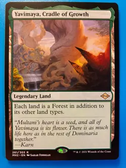 MTG 1x Yavimaya, Cradle of Growth # 261 Modern Horizons 2 Magic Gathering x1 NM - Image 1