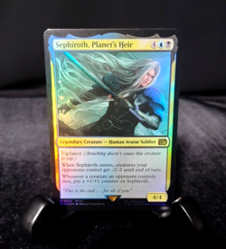 MTG Sephiroth, Planet's Heir (Foil) Final Fantasy 553 NM - Image 1