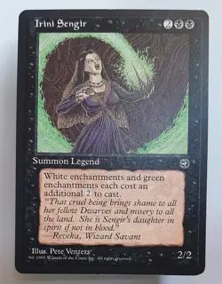 ►IRINI SENGIR ►HOMELANDS 1995 ►NM ►BLACK ►MAGIC MTG ►HEIMATLANDER LEGEND - Image 1