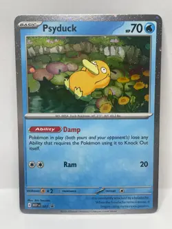Pokemon TCG Psyduck Holo Black Star Promo MEP007 - Image 1