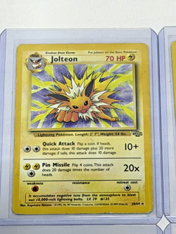 Pokemon TCG Jungle Set - 8 Cards: Pidgeot, Vaporeon, Jolteon & More - LP/HP - Image 3