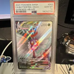 2020 Pokemon Butterfree VMAX Full Art Holo Ultra Rare Darkness Ablaze PSA 10 - Image 1