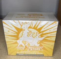Brilliant Stars Pokemon Center ETB Pokemon TCG Sword & Shield Elite Trainer Box - Image 1