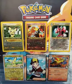 Pichu 35 Black Star Promo Holo Neo Pokemon Set - Image 1