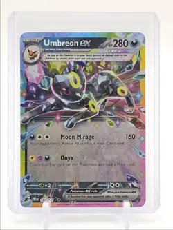 UMBREON EX 2025 POKEMON PRISMATIC EVOLUTIONS DOUBLE RARE 060/131 Q2714 - Image 1
