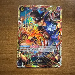 Sabo SEC OP13-120 Carrying On His Will One Piece TCG English - Image 1