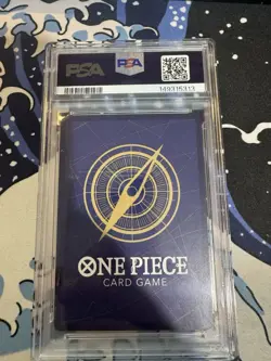 2025 One Piece OP13 EN Alternate Art #076 Divine Departure PSA 9 - Image 2