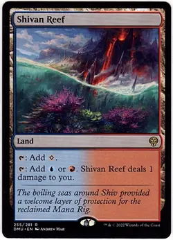 MTG Dominaria United Shivan Reef (Rare) - Image 1