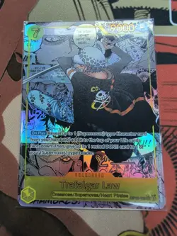 Trafalgar Law One Piece Manga Art Secret Rare OP10-119SEC - Image 1