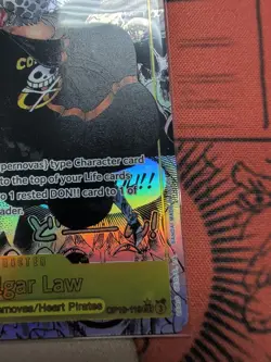 Trafalgar Law One Piece Manga Art Secret Rare OP10-119SEC - Image 3