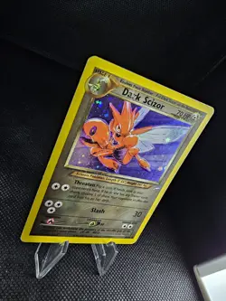Dark Scizor 9/105 Neo Destiny Holo Rare WOTC Pokemon Card - HP - Image 2
