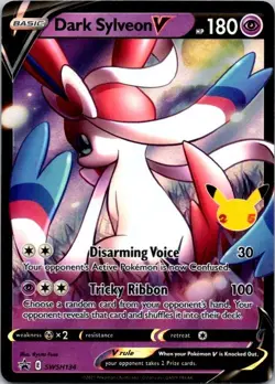 Pokemon Dark Sylveon V SWSH134 SWSH Sword & Shield Promo Cards Holo NM (SKU 1-2) - Image 1